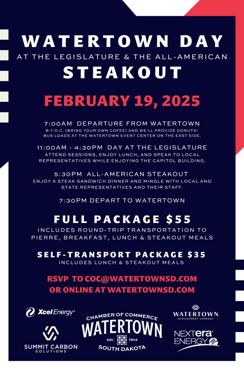 Watertown Day at the Legislature & the All-American Steakout