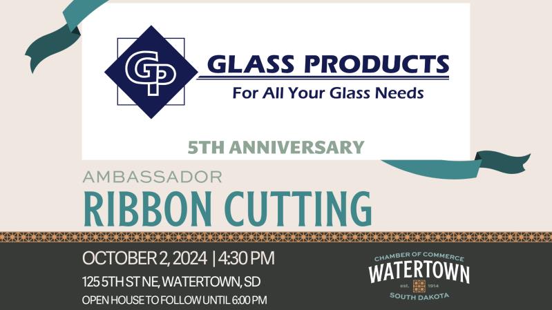 Ribbon Cutting - Glass Products